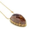 Gold chain 18k with Fire Opal Gold chain 18k with Fire Opal