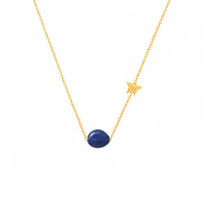 gold chain 18k with tanzanite