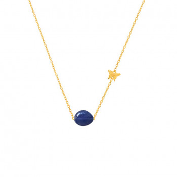 gold chain 18k with tanzanite