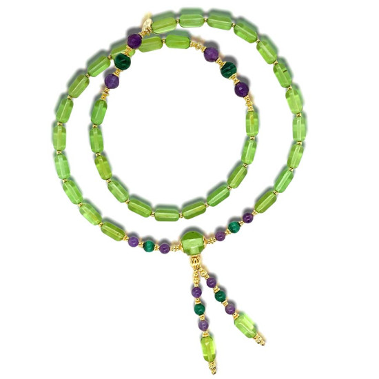 CARIBBEAN GREEN AMBER BEARISH AMETHYST , MALACHITE 