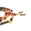 TIGER-EYE BEARISH WITH CITREN , RED AGATE , AMBER AND COKE WOOD