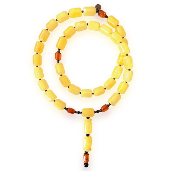 CYLINDRICAL YELLOW AMBER BEARISH WITH HONEY COLORED AMBER CYLINDRICAL YELLOW AMBER BEARISH WITH HONEY COLORED AMBER