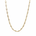 18k GOLD PLATED SILVER NECKLACE WITH ZIRCON 