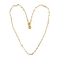 18k GOLD PLATED SILVER NECKLACE WITH ZIRCON 