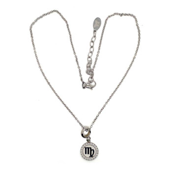 VIRGO ZODIAC STAINLESS STEEL NECKLACE VIRGO ZODIAC STAINLESS STEEL NECKLACE