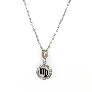 VIRGO ZODIAC STAINLESS STEEL NECKLACE