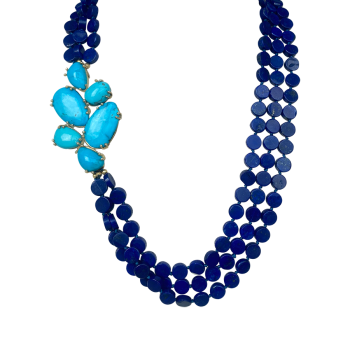 LAPIS NECKLACE AND TURQUOISE