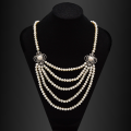 pearl silver necklace 