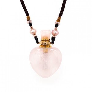 AROMATIC PINK QUARTZ NECKLACE