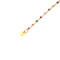 18K Gold plated COLORED ZIRCON ANKLET 18K Gold plated COLORED ZIRCON ANKLET
