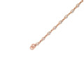 18k GOLD PLATED ROSE GOLD ZIRCON ANKLET 18k GOLD PLATED ROSE GOLD ZIRCON ANKLET