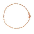 18k GOLD PLATED ROSE GOLD ZIRCON ANKLET 18k GOLD PLATED ROSE GOLD ZIRCON ANKLET
