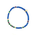 BLUE AGATE ANKLET WITH AMETHYST AND GREEN AGATE WITH INFINITY PENDANT BLUE AGATE ANKLET WITH AMETHYST AND GREEN AGATE WITH INFINITY PENDANT