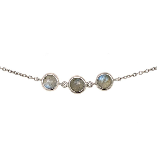 SILVER LABRADORITE BRACELET SILVER LABRADORITE BRACELET