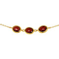 18K GOLD PLATED GARNIT BRACELET 18K GOLD PLATED GARNIT BRACELET
