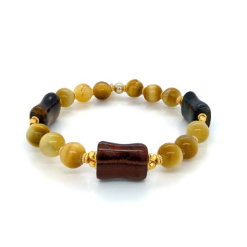 MULTI-COLOR TIGETEYE BRACELET