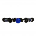 aromatic bracelet with onyx and lapis 