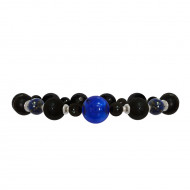 aromatic bracelet with onyx and lapis 