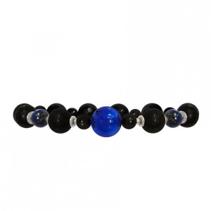 aromatic bracelet with onyx and lapis 