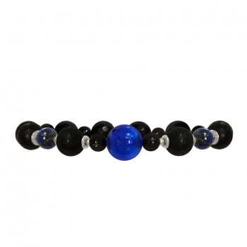 aromatic bracelet with onyx and lapis 