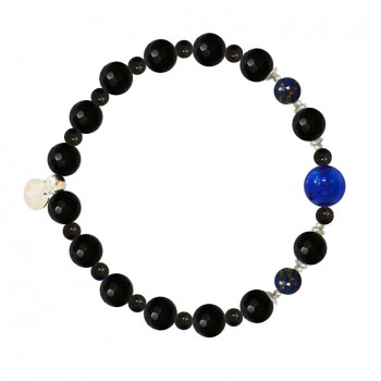 aromatic bracelet with onyx and lapis 