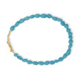 18K GOLD PLATED TURQUOISE BRACELET 