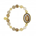 Soleimani agate bracelet with pearl, Citrine and Soleimani agate Soleimani agate bracelet with pearl, Citrine and Soleimani agate