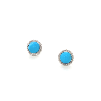 SILVER TURQUOISE EARRINGS