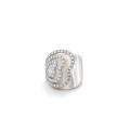 LARGE MOTHER OF PEARL RING WITH HEART-SHAPED SIDE ZIRCON