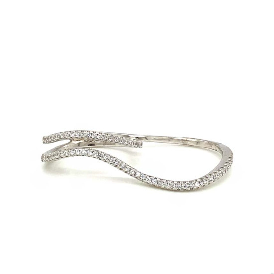 silver zircon ring silver zircon ring