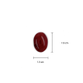 RUBY ZOISITE OVAL SHAPED STONE