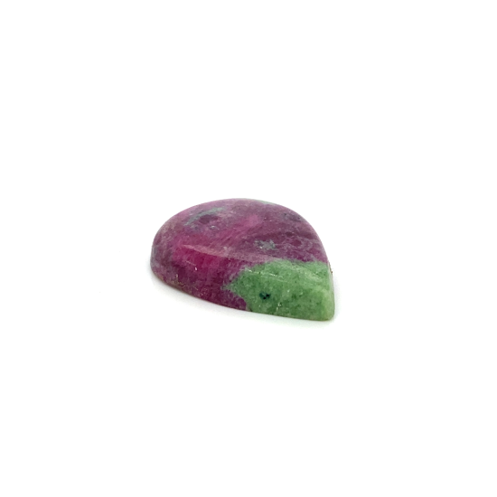 RUBY ZOISITE TEARDROP SHAPED STONE