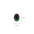 RUBY ZOISITE OVAL SHAPED STONE